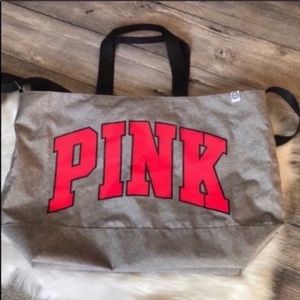 Pink Victoria’s Secret Weekend Tote